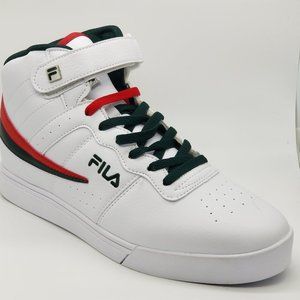 Men's Fila Size US 10 White, Forrest Green, Red